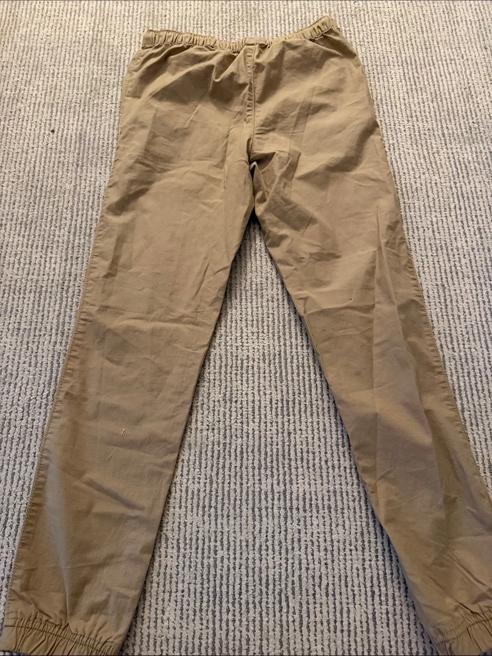 Gap boy’s drawstring  Chino Jogger Pants - Khaki size 14-16